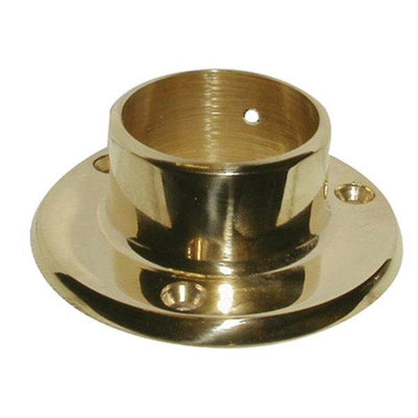 Tool Time 1-.50 In. Wall Flange - Polished Brass TO2585364